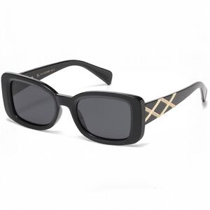 Chic Black Polarized Sunglasses